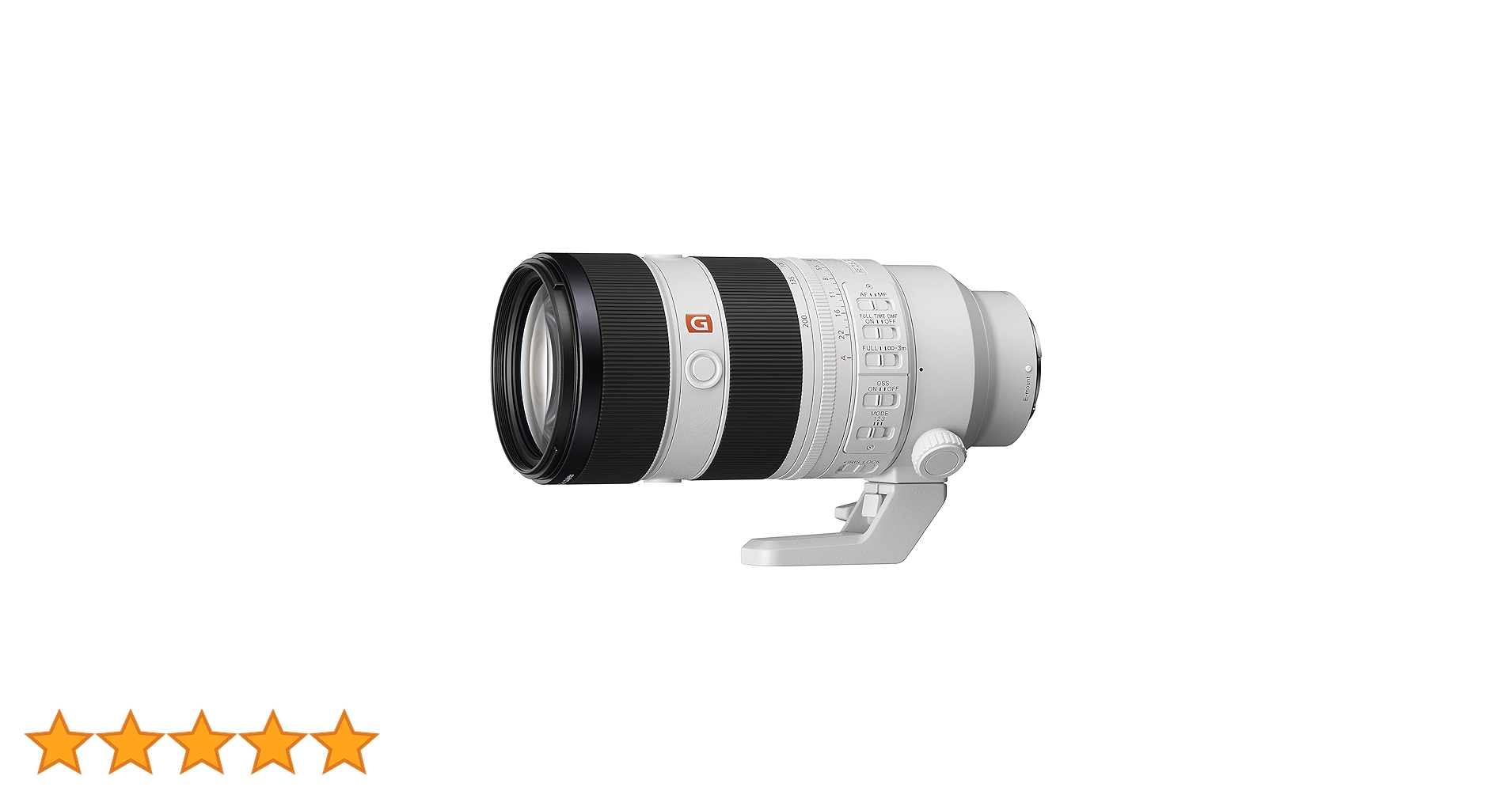 Sony Lente FE 70-200 mm F2.8 GM OSS II de abertura constante